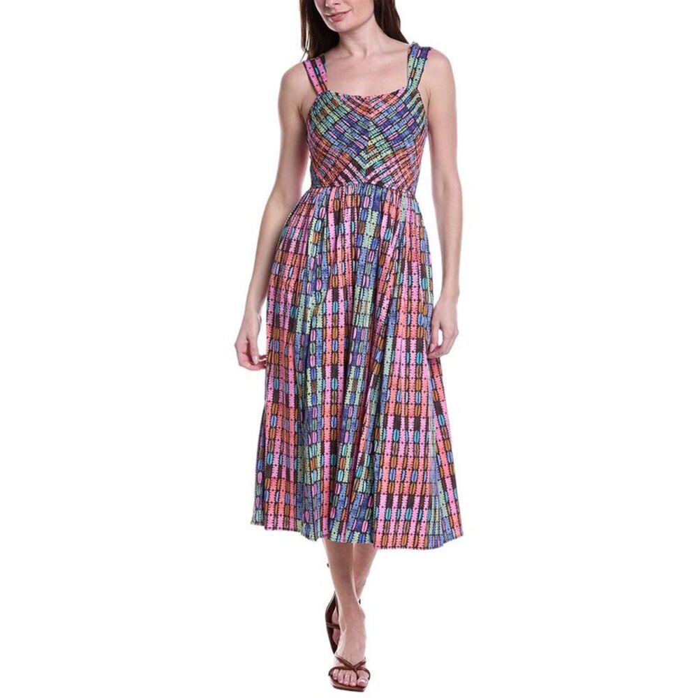 Nic+Zoe Womens  Macaroon Sarah Midi Dress, Pink
